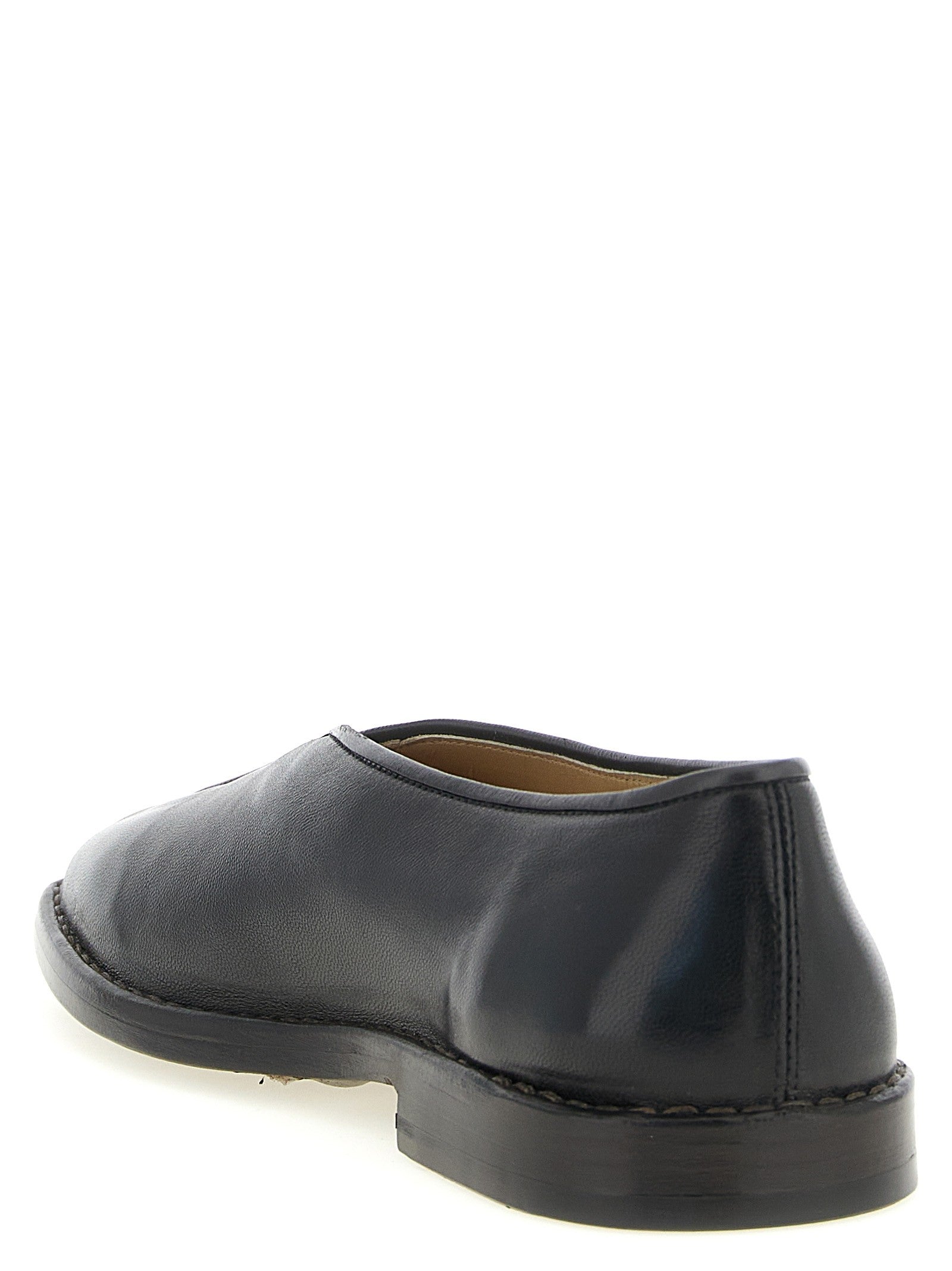 Lemaire Piped Slippers Brown