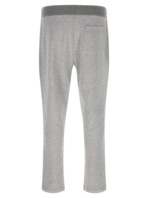 Brioni Piqué Cotton Joggers Grey