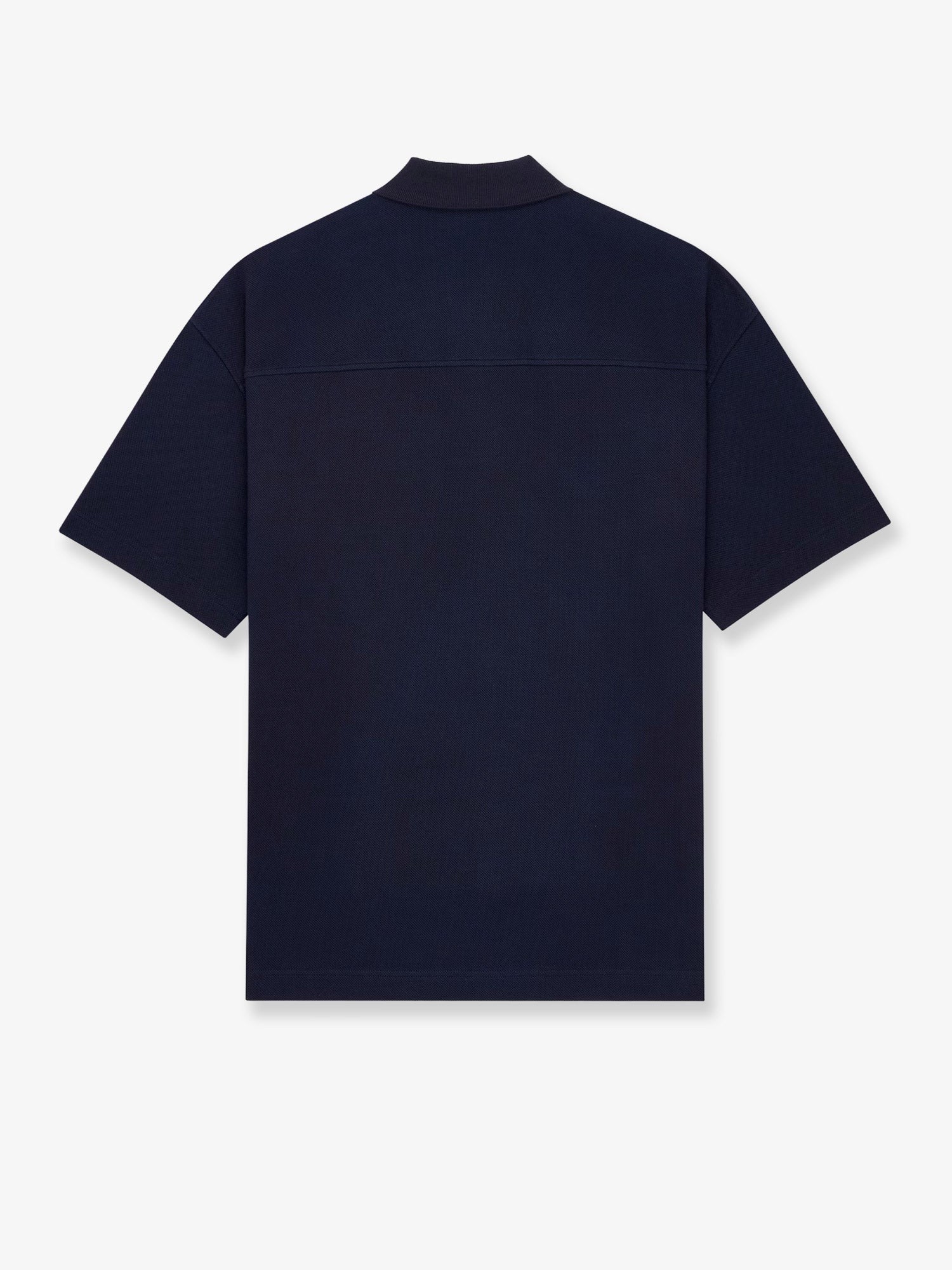 Saint Laurent Men's Cassandre Polo Shirt Blue