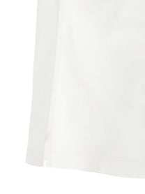 Zegna Piqué Cotton Polo Shirt White
