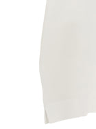 Zegna Piqué Cotton Polo Shirt White