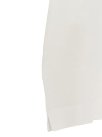 Zegna Piqué Cotton Polo Shirt White