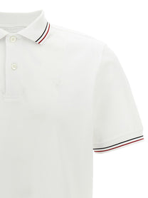 Prada Piqué Polo Shirt White