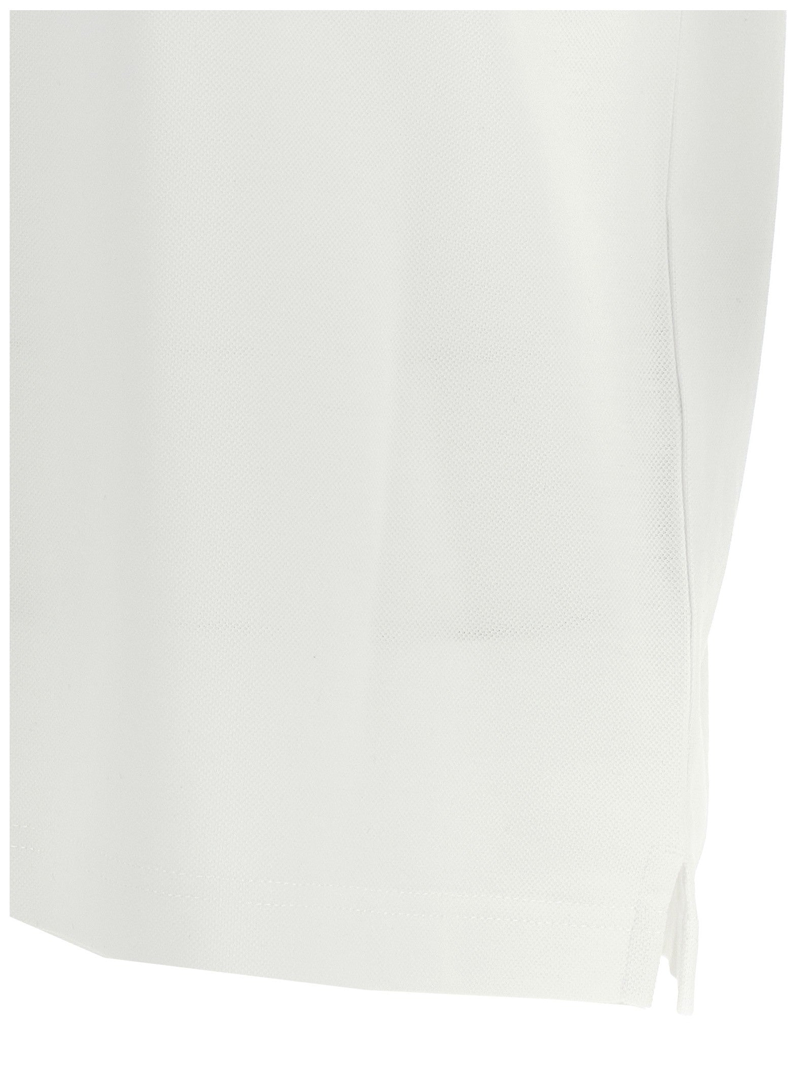 Prada Piqué Polo Shirt White