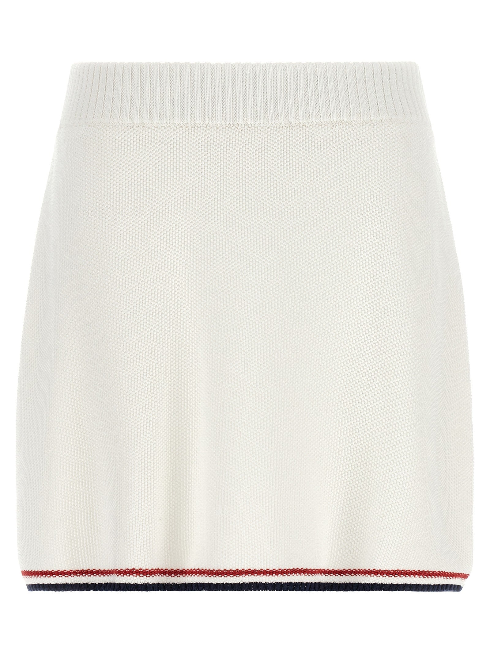 Brunello Cucinelli Piquet Effect Skirt Active Line White