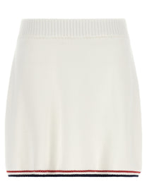 Brunello Cucinelli Piquet Effect Skirt Active Line White