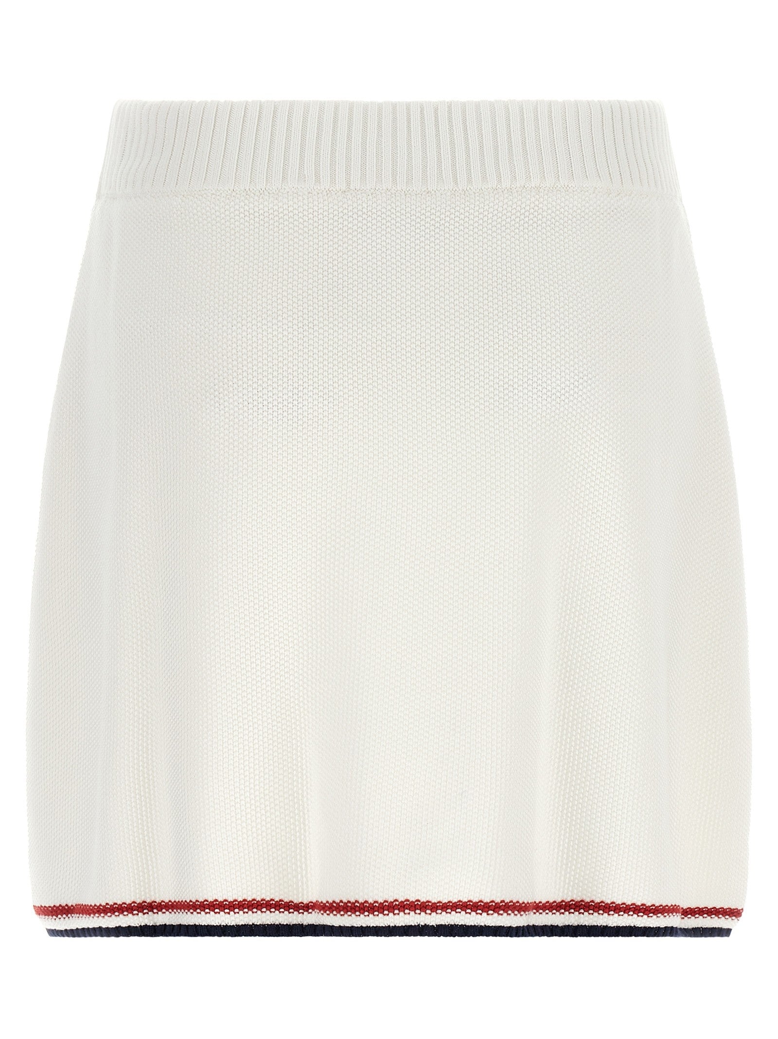 Brunello Cucinelli Piquet Effect Skirt Active Line White