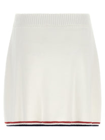 Brunello Cucinelli Piquet Effect Skirt Active Line White
