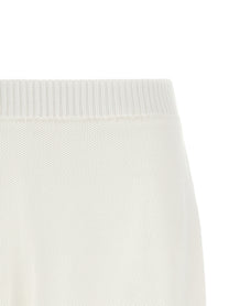 Brunello Cucinelli Piquet Effect Skirt Active Line White