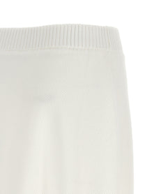 Brunello Cucinelli Piquet Effect Skirt Active Line White