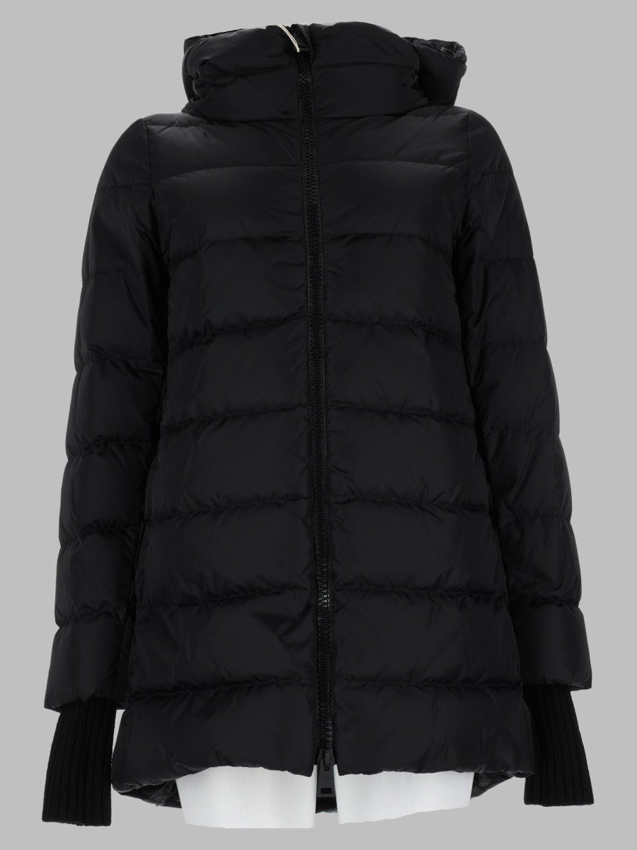 Herno Women's Piumino Shape in Nylon Chamonix Black