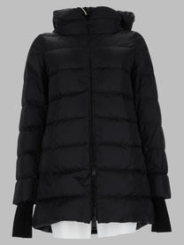 Herno Women's Piumino Shape in Nylon Chamonix Black