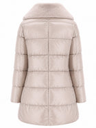 Herno Women's Shape Down Jacket Beige, view 2