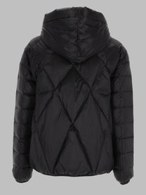 Fay Women's Piumino Argyle Degradé Black