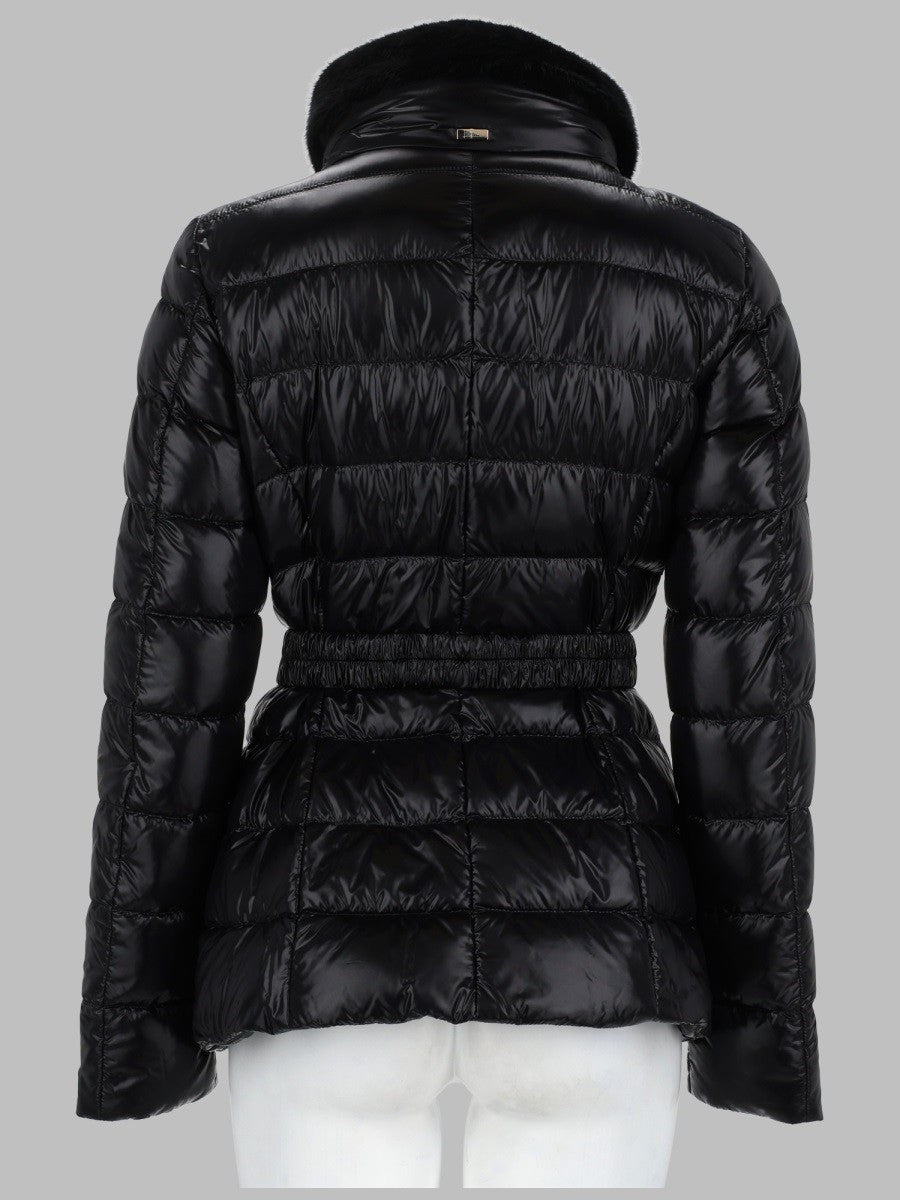 Herno Women's Piumino Con Cintura Black