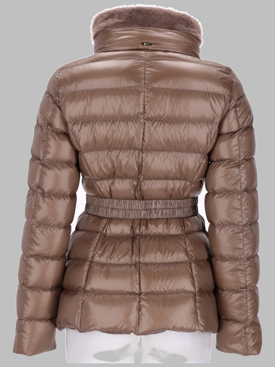 Herno Women's Piumino Con Cintura Brown