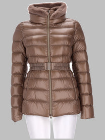 Herno Women's Piumino Con Cintura Brown