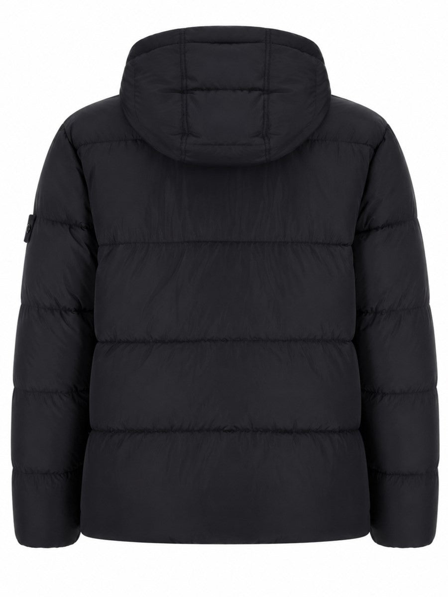 Stone Island Men's Crinkle Reps Down Jacket Black
