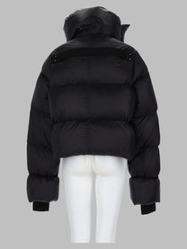 Rick Owens Women's Piumino Funnel Neck Black