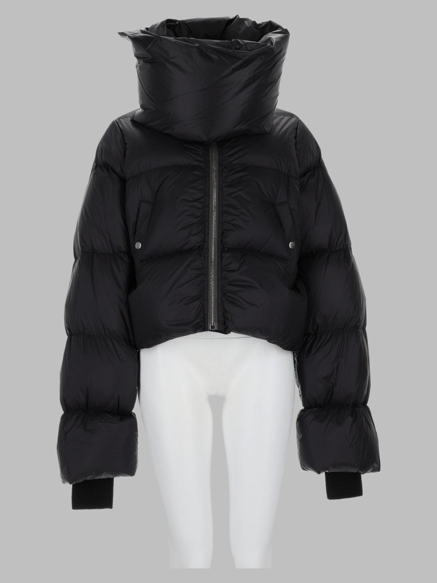 Rick Owens Women's Piumino Funnel Neck Black