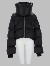 Rick Owens Women's Piumino Funnel Neck Black