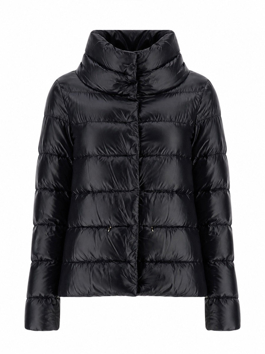 Herno Women's Piumino in Nylon Ultralight Black