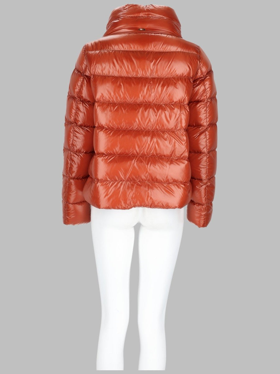Herno Women's Piumino in Nylon Ultralight Red