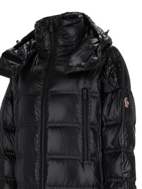 Moncler Grenoble Women's Long Rochelairs Down Jacket Black