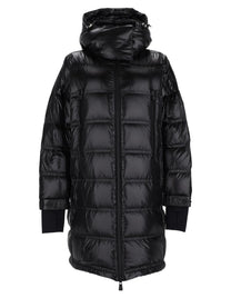 Moncler Grenoble Women's Long Rochelairs Down Jacket Black