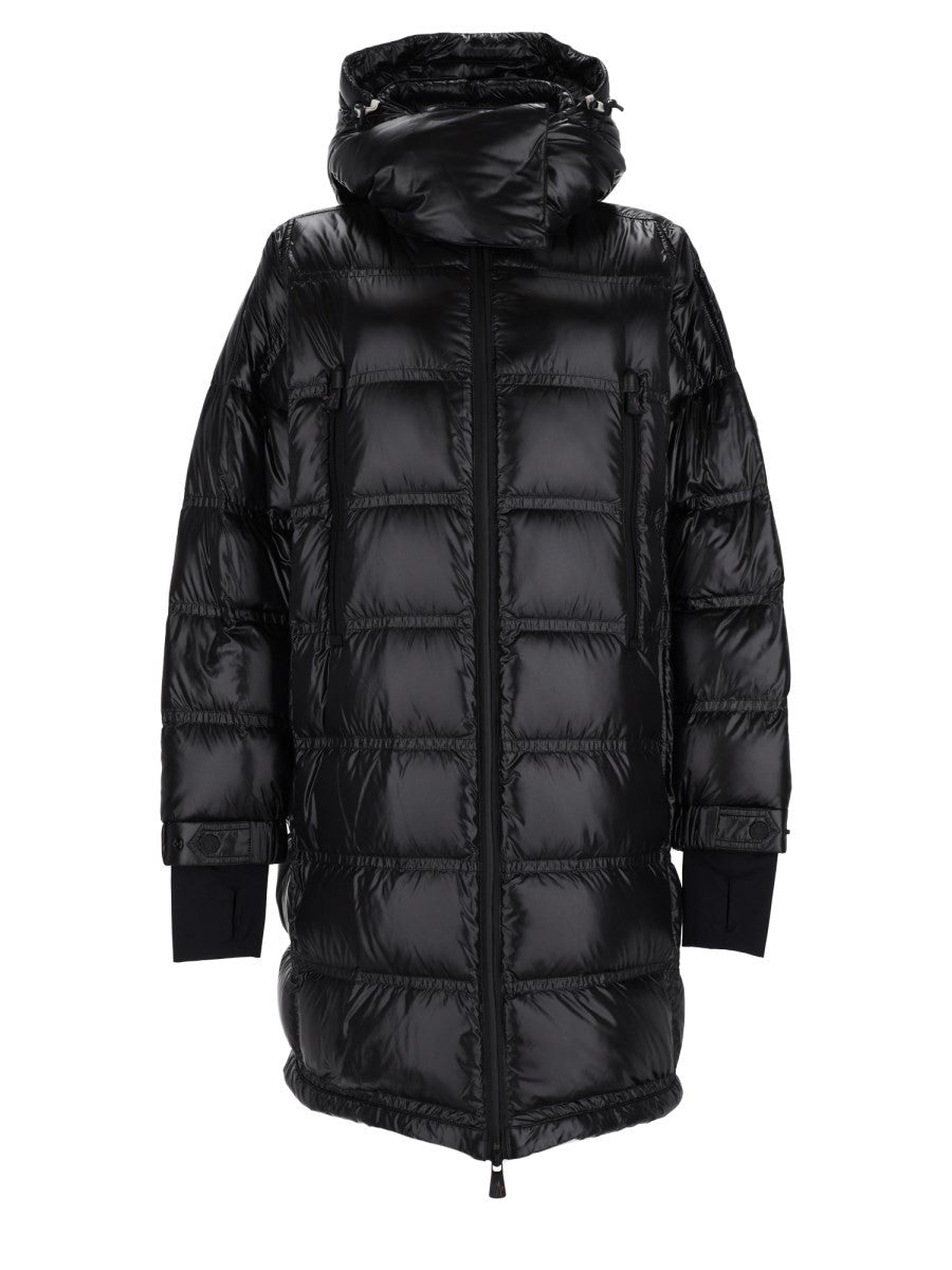 Moncler Grenoble Women's Long Rochelairs Down Jacket Black