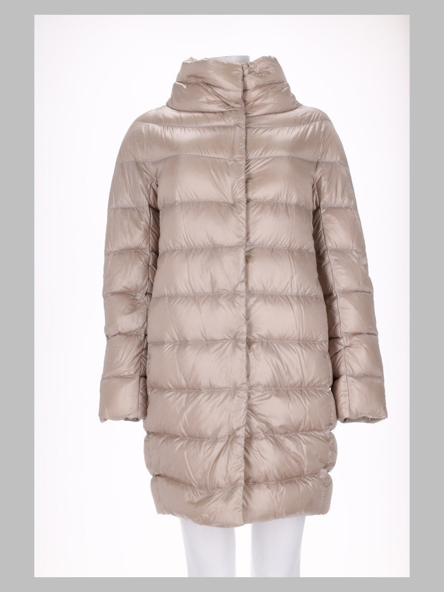 Herno Women's Piumino Lungo Trapuntato Blue