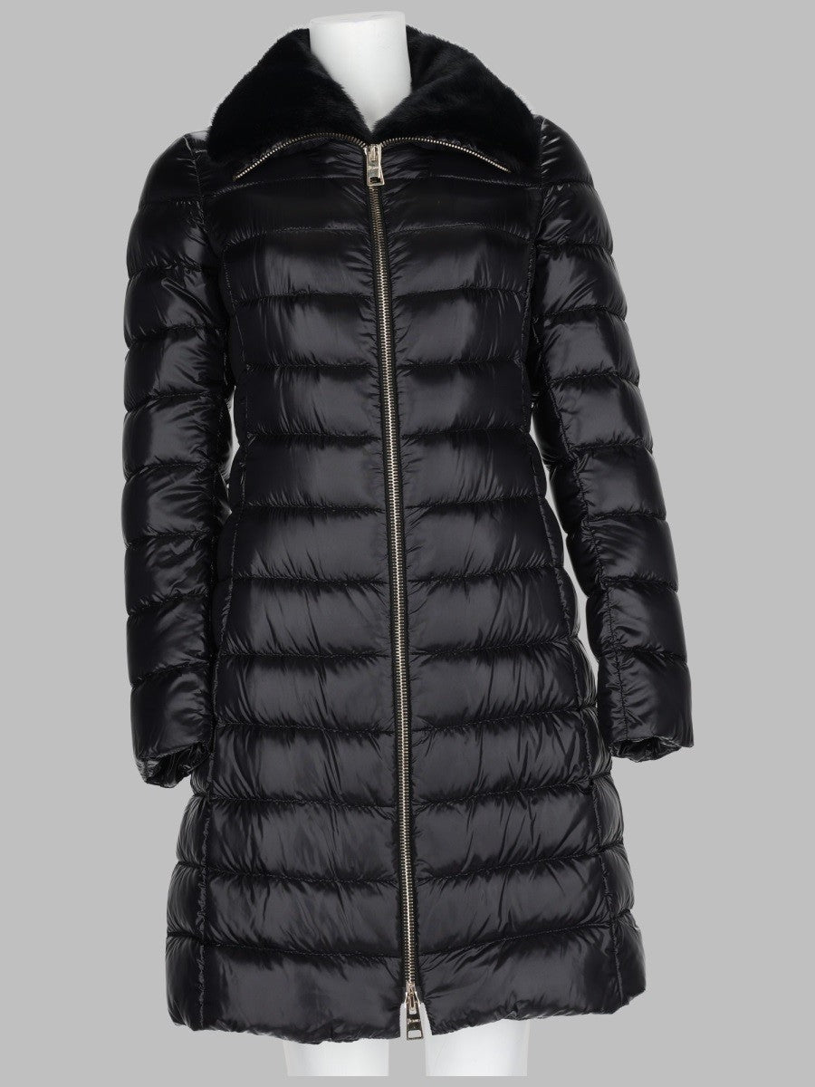Herno Women's Piumino Lungo Trapuntato Black
