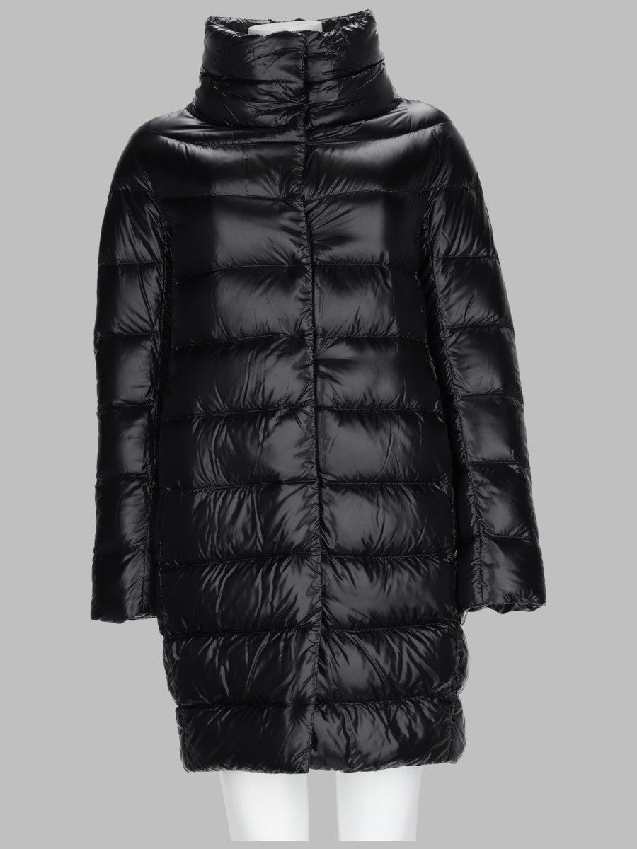Herno Women's Piumino Lungo Trapuntato Black