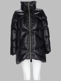 Herno Women's Piumino Trapuntato Con Collo Alto Black