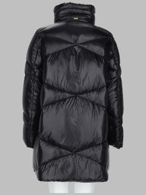 Herno Women's Piumino Trapuntato Con Collo Alto Black