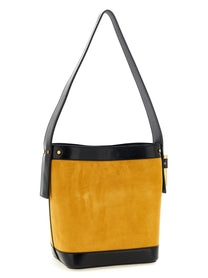 Versace Pivot Small Bucket Bag Yellow