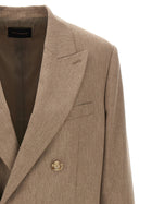 The Andamane Pixie Blazer Beige, view 3