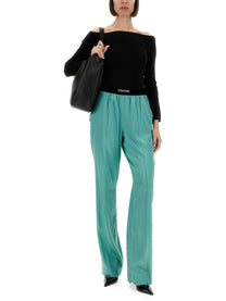 Tom Ford Women's PJ Stretch Pants Green