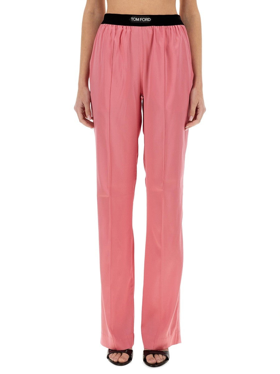 Tom Ford Women's PJ Stretch Pants Blue