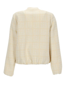 Gucci Women's Plaid Jacket Beige