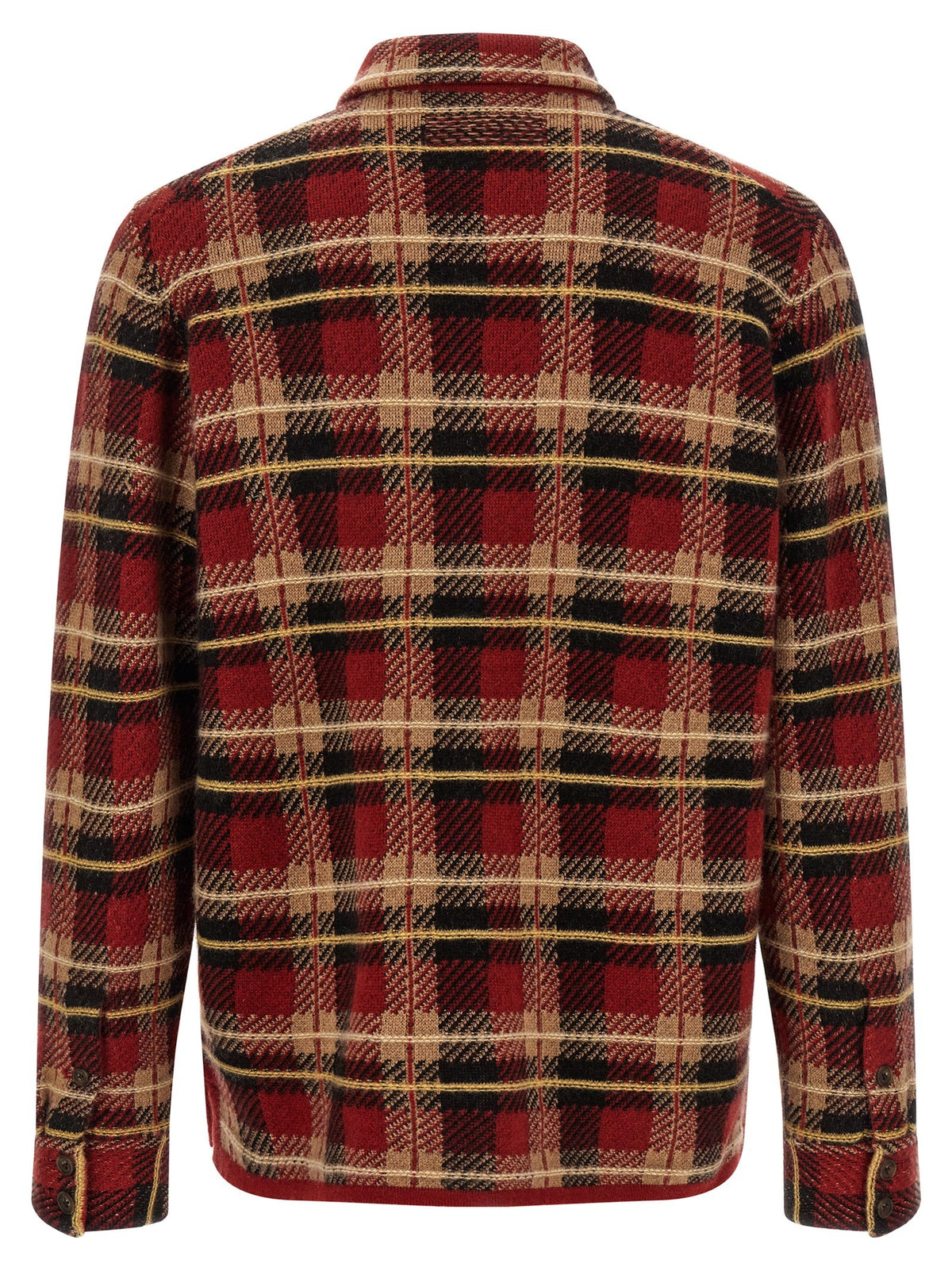 Guest In Residence Plaid Work Shirt Red