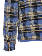 Guest In Residence Plaid Work Shirt Blue, view 4