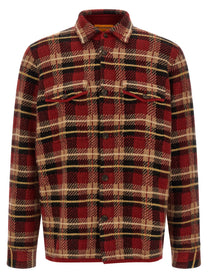 Guest In Residence Plaid Work Shirt Red