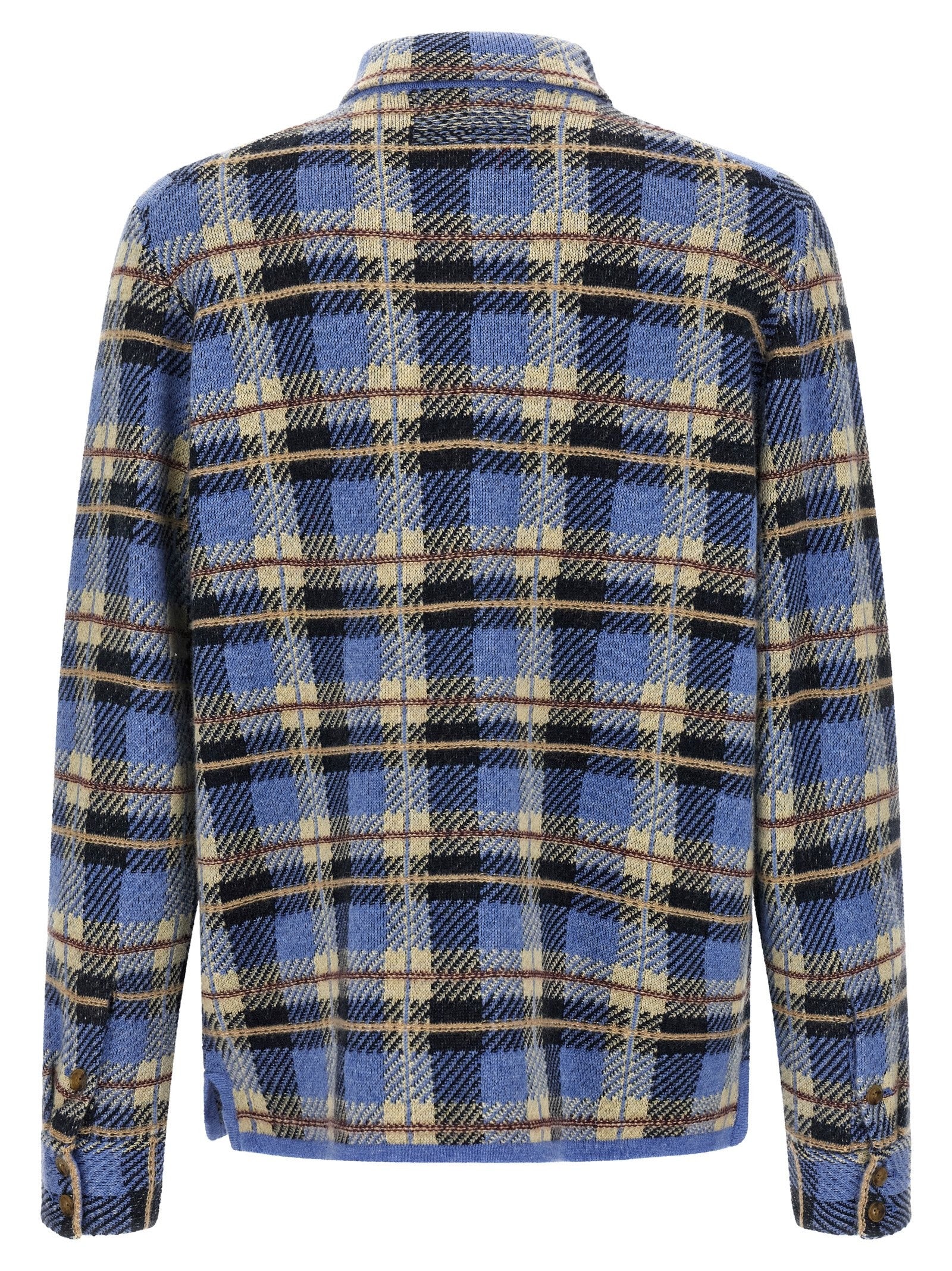 Guest In Residence Plaid Work Shirt Blue