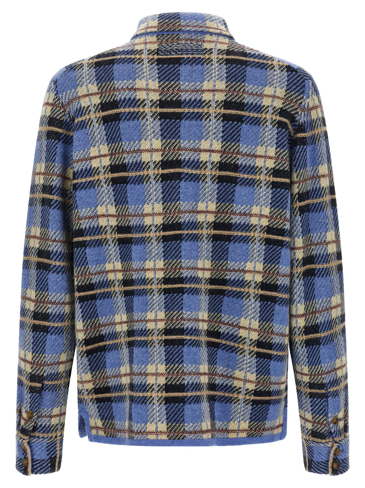 Guest In Residence Plaid Work Shirt Blue, view 2