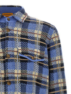Guest In Residence Plaid Work Shirt Blue, view 3