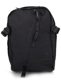 C.P. Company Men's Plain Paper Touch Backpack Black C.P. Company
