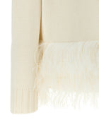 Fabiana Filippi Platinum Yarn Sweater White