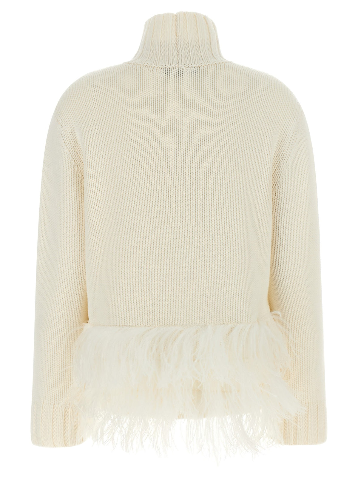 Fabiana Filippi Platinum Yarn Sweater White