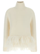 Fabiana Filippi Platinum Yarn Sweater White